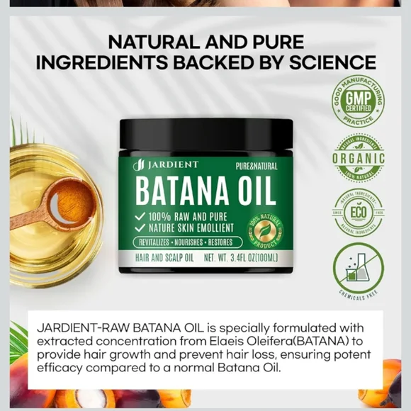 Batana Oil Hair Growth and Restoration: Unrefined Dr. Sebi Oil to Prevent Loss - Picture 5 of 10